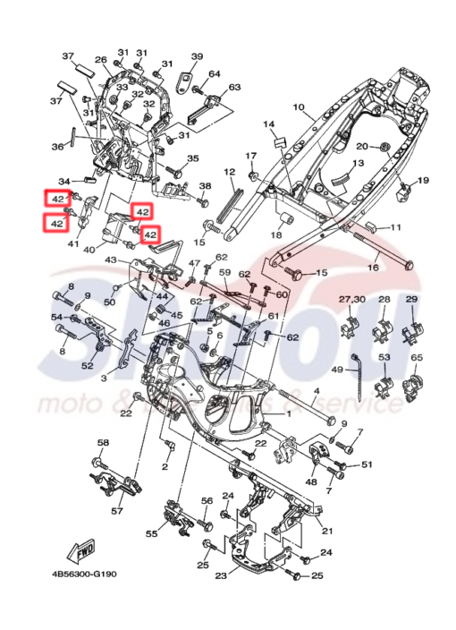 90269-07077 Πριτσίνι Πλαστικών Yamaha - Image 2