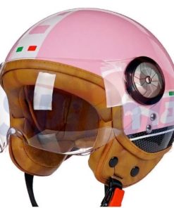 22977 Κράνος Ανοιχτό Beon B-110 Ροζ-Άσπρο Small