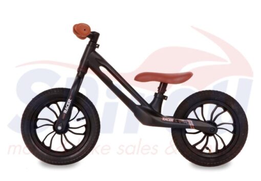 19280 Ποδήλατο Ισορροπίας Qplay Racer Air Μαύρο-Καφέ