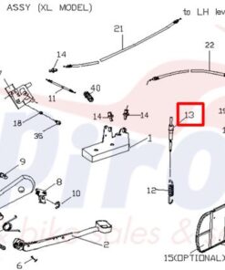 X2581610000 Βαλβίδα Στοπ Οπίσθια Ποδόφρενου XL-RIDER 150