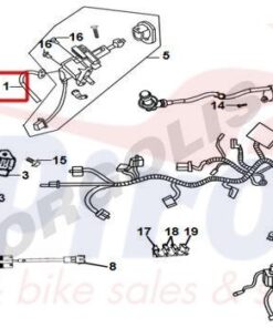 35010-XVB-000 Κλειδαριές Σετ Fiddle15 E5