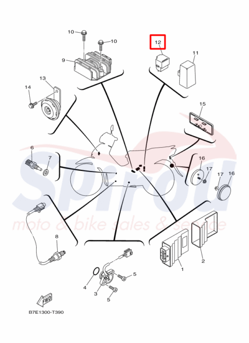 B6F-H3350-00	Ρελέ Φλάς CryptonS115 - Image 2