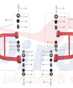 603003-0010 Μπαλάκι Ψαλιδιού Κάτω Kayo300
