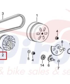 EI154-58205 Μπίλιες Φυγοκεντρικού Τεμ.[20x15-13,10gr] Cargo125 Eco E5