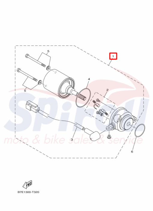 B7E-H1800-01	 Μίζας Κομπλέ CryptonS115 - Image 2