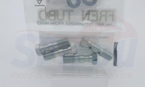 13060 Βίδα Τρόμπας Διπλή 10x1,25 Ατσάλι
