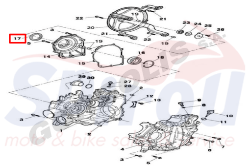 PJ00000911012200	Τσιμουχα Δεξιά Αμπραγιάζ 35x65x9 Akita450 - Image 2