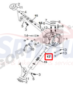 Alternative view of 14721-XLG-000 Βαλβίδα Εξαγωγής S-ST50 E5