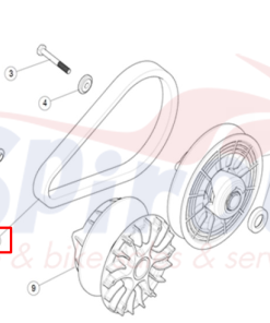 Alternative view of F01E10001009 Ιμάντας Κίνησης AT6