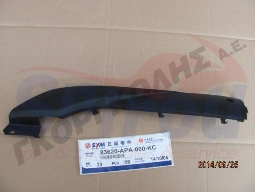 83620-APA-000-KC	Καπάκι Πλαισίου Αριστερό Μάτ Μαύρο BK-007U Μαύρο Μάτ SR50/125/150