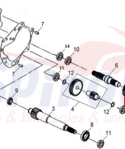 Alternative view of 96100-62010-00 Ρουλεμάν Σασμάν 6201T  S-SR50