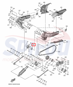 Alternative view of 93332-00086 Ρουλεμάν Τιμονιού[Ψαλιδιού] Tmax500/530/560-Tricity300