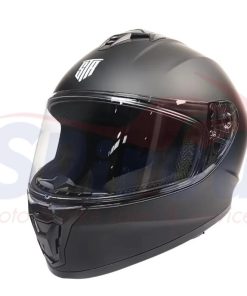 22371 Κράνος Κλειστό Μονόχρωμο STR GT-2 Μαύρο Ματ Medium