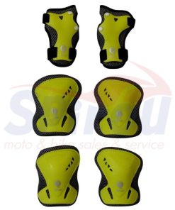 22414 Επιγονατίδες Επιαγκωνίδες Περικάρπια Qplay Small Πράσινο Fluo