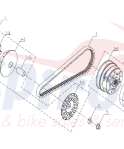 Alternative view of 3073186	Φωλιές Πλαστικές Φυγοκεντρικού Τεμ	Cargo125 Evo E5