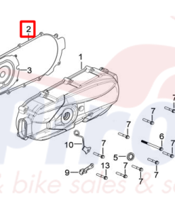 Alternative view of EI210-53004 Φλάντζα Καπακιού Μετάδοσης Cargo125 Eco E5