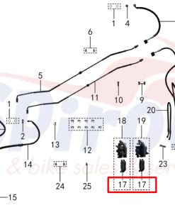 Alternative view of 350301-R101-000 Τακάκια Εμπρόσθιου Φρένου Σετ Maverick500 E5