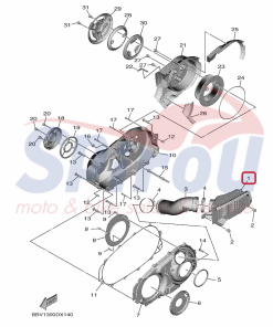 Alternative view of BBW-15407-00 Φίλτρο Αέρος Tmax560[22-26]