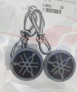 22660 Αυτοκόλλητο Έμβλημα Yamaha Λευκό Led