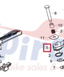 Alternative view of 50718-HEA-000 Μάσπιε Συνεπιβάτη Αριστερό Citycom300