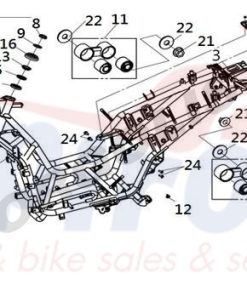 Alternative view of 50300-LHB-000 Ποτήρια Πιρουνιού Σετ [5Τεμ] HD300 E4/E5