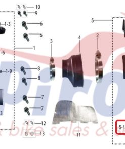 Alternative view of 105002-0014 Φίλτρο Αέρος Kayo300