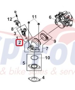 Alternative view of 06415-HNS-000 Τσιμούχα O-ring [Πορτοκαλί] Citycom-Cruisym