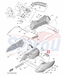 Alternative view of BX9-E447F-00	Αποσβεστήρας Φιλτρό Καπάκι Αέρος 	Tricity300