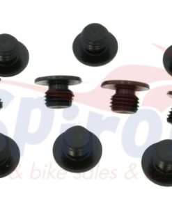 3350 Τάπες Καθρέπτη Αλουμ.10mm Μαύρες