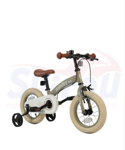 23231 Ποδήλατο Qplay Miniby 14'' Ισορροπίας & Κανονικό 3 Σε 1 Γκρί