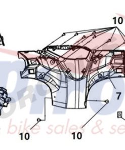 Alternative view of 35180-KAS-0000 Διακόπτης Κόρνας VF125/185 E5