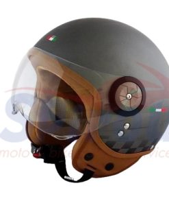 23288 Κράνος Ανοιχτό Beon B-110 Τιτάνιο-Μαύρα-Γκρί Ματ Large