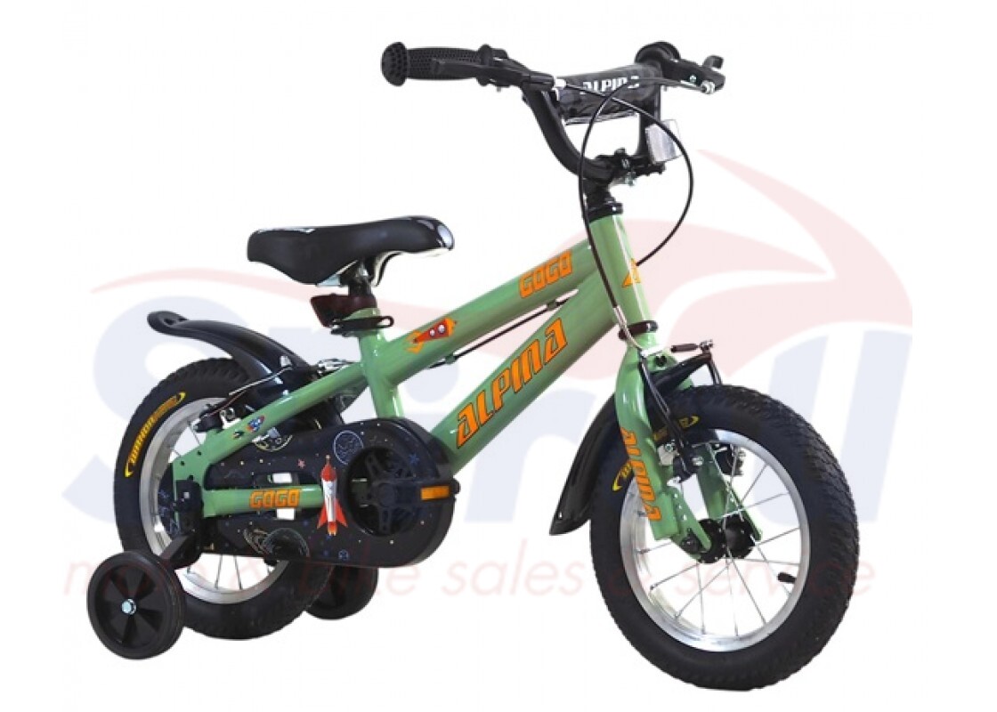 23349 Παιδικό Ποδήλατο 14'' Alpina Gogo Green