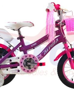 23358 Παιδικό Ποδήλατο 12'' Alpina Star Purple-White