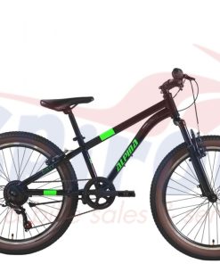 23359 Ποδήλατο 24'' MTB Alpina 7 Ταχυτήτων Ανδρικό Small Μαύρο-Πράσινο