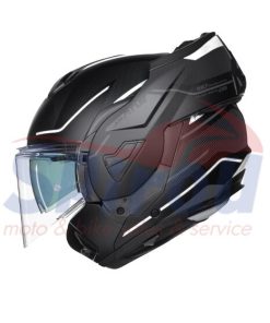 HSUVGTRPWHTL Κράνος Cms Suv GT Touring Pro Μαύρο-Λευκό Large