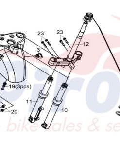 Alternative view of 53211-M9Q-000 Ποτήρι Πηρουνιού Άνω[Παξιμάδι] SR50/125-ST125/200
