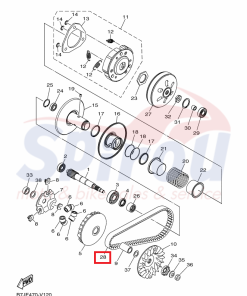 B7J-E7641-00 Ιμάντας Κίνησης Rayzr125