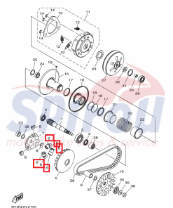 B7J-E7632-10 Μπίλια Φυγοκεντρικού Rayzr125