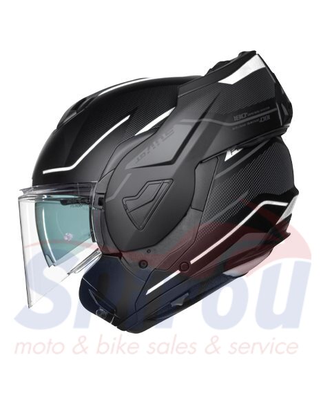 HSUVGTRPWHTXL Κράνος Cms Suv GT Touring Pro Μαύρο-Λευκό X-Large - Image 2