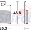 23498 Τακάκια SBS 142HM FA260 Scooter