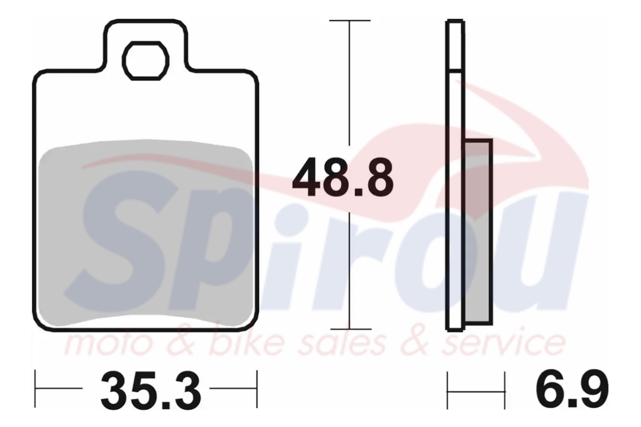 23498 Τακάκια SBS 142HM FA260 Scooter