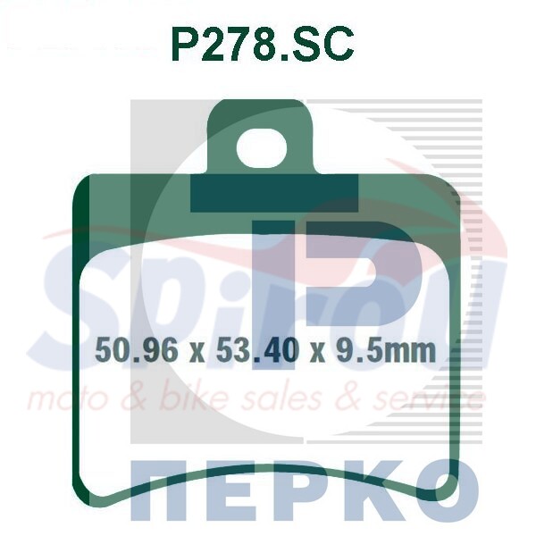 P278.SC Τακάκια Scooter Premier FA298