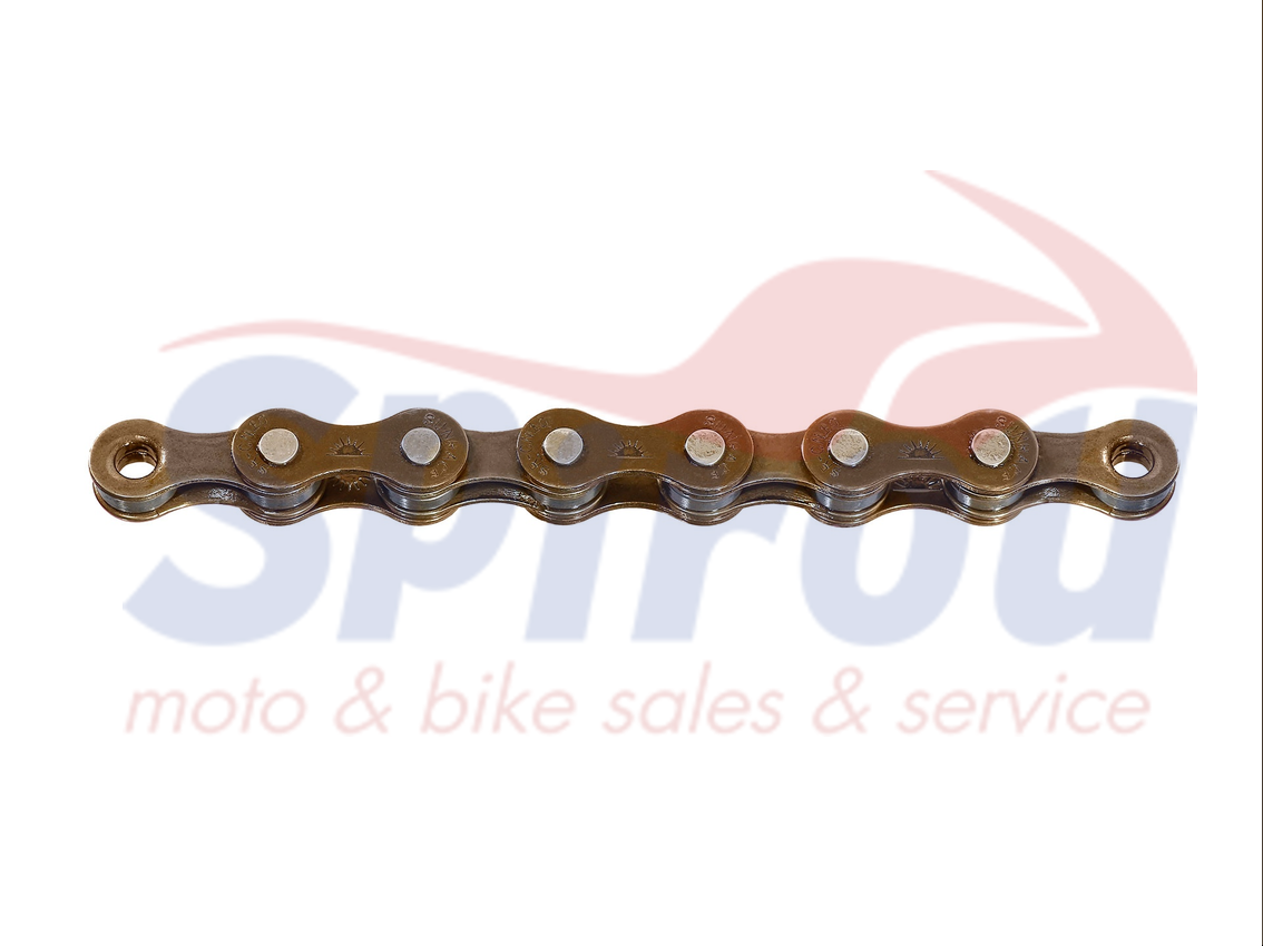 10918 Αλυσίδα Sunrace CNS10 1/2x1/8 Μαύρη 1 Ταχύτητα