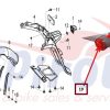 33742-TAP-000 Αντανακλαστικό Οπίσθιο Στρογγυλό Κόκκινο City300-Quad600 - Image 2