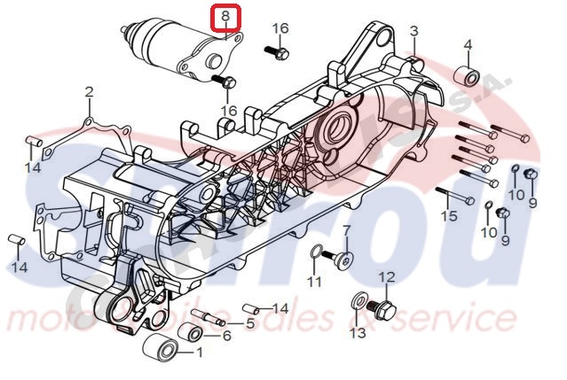 31200-AWA-000 Μίζα Πλήρης SR50-ST50 E5 - Image 2