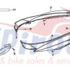 83520-APA-000-WA Καπάκι Πλαισίου Δεξιό Άσπρο SR125 E5