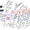64404-XRE-000-WE Ποδιά Εμπρόσθια Αριστερή Άσπρη ST125/200 E5