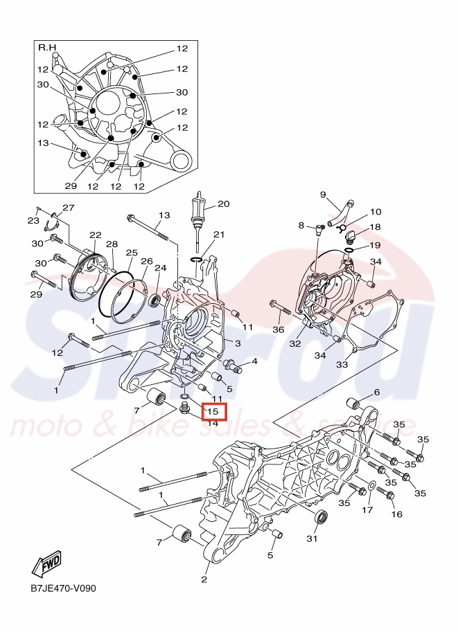 90430-12227 Ροδέλα Λαδιού Rayzr125-Crypton110c