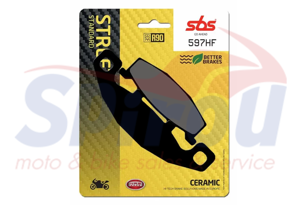 23653 Τακάκια SBS 597HF FA129 STD FR/RR